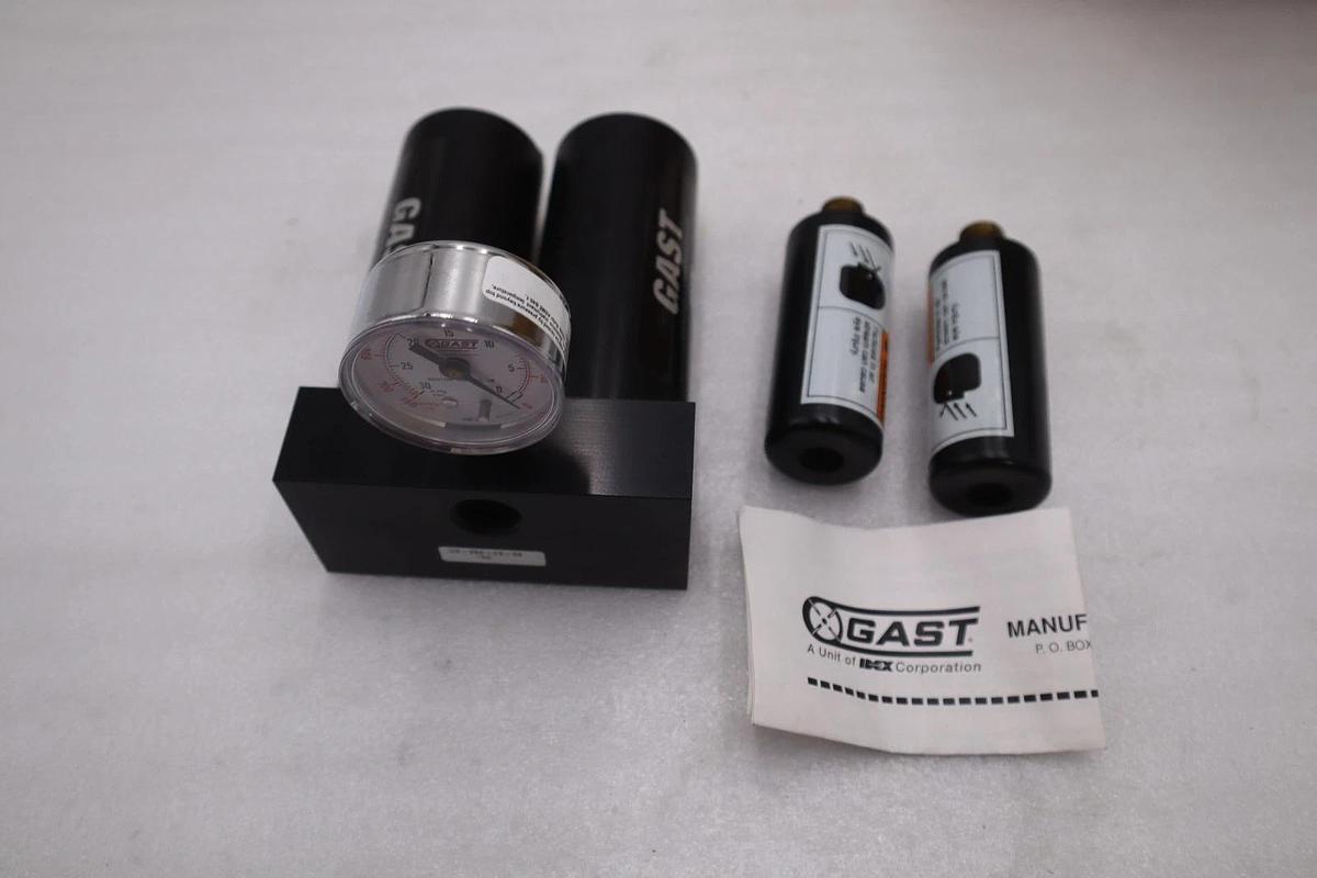 Gast Vg-260-02-00 VG2187 Vacuum Ejector, Single Unit, 40 To 80Psi - STOCK GF1275