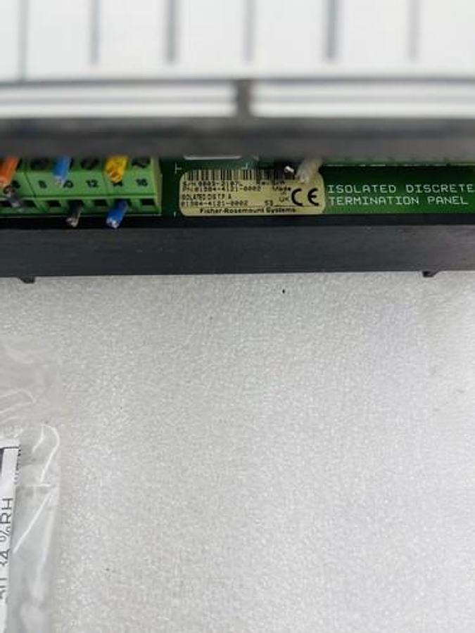 Used Fisher-Rosemount 01984-4121-0002 Isolated Discrete Termination Panel A #2316