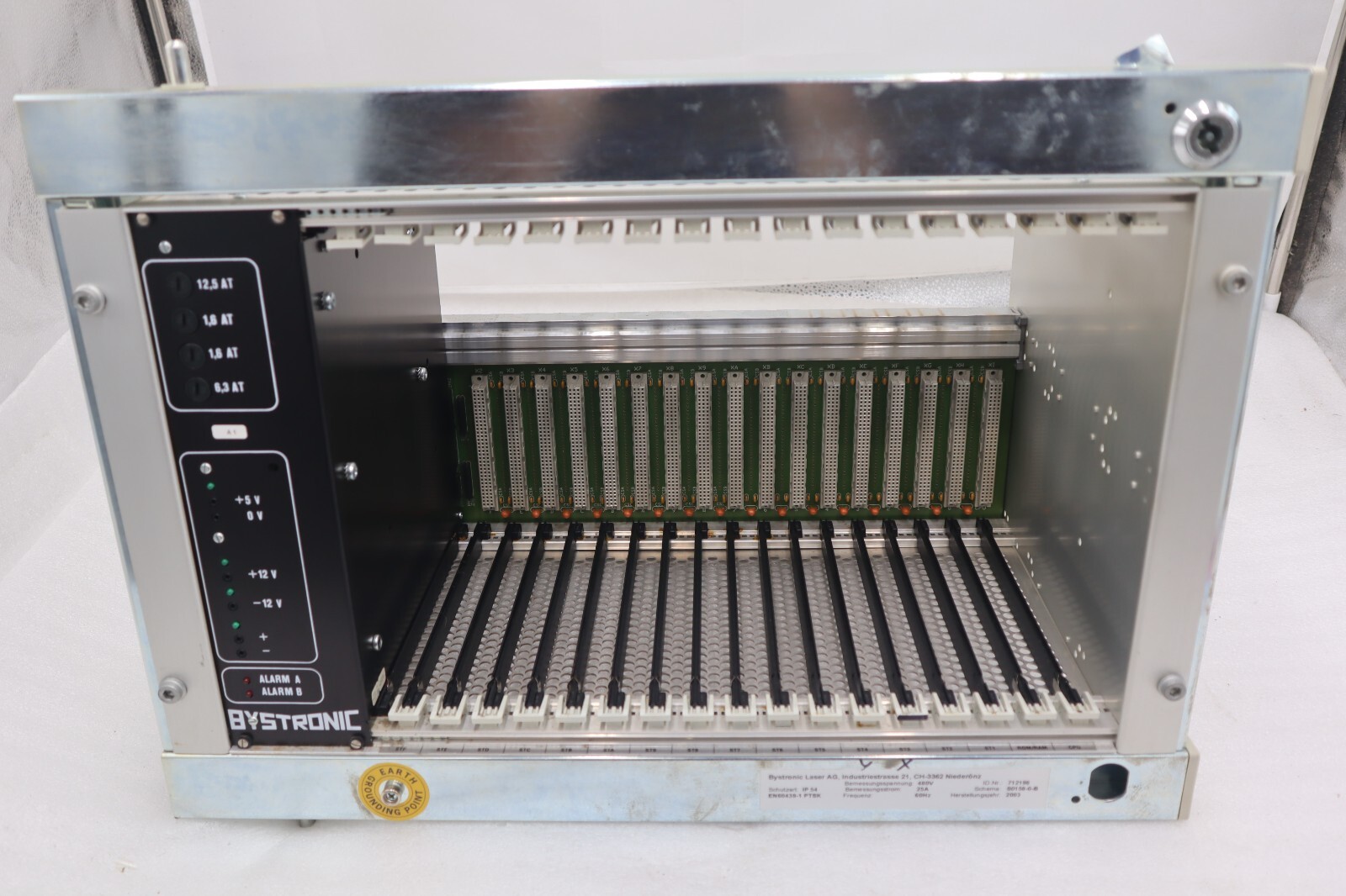 Used BYSTRONIC  4503860 MODULE SLOT RACK PANEL STOCK 5023