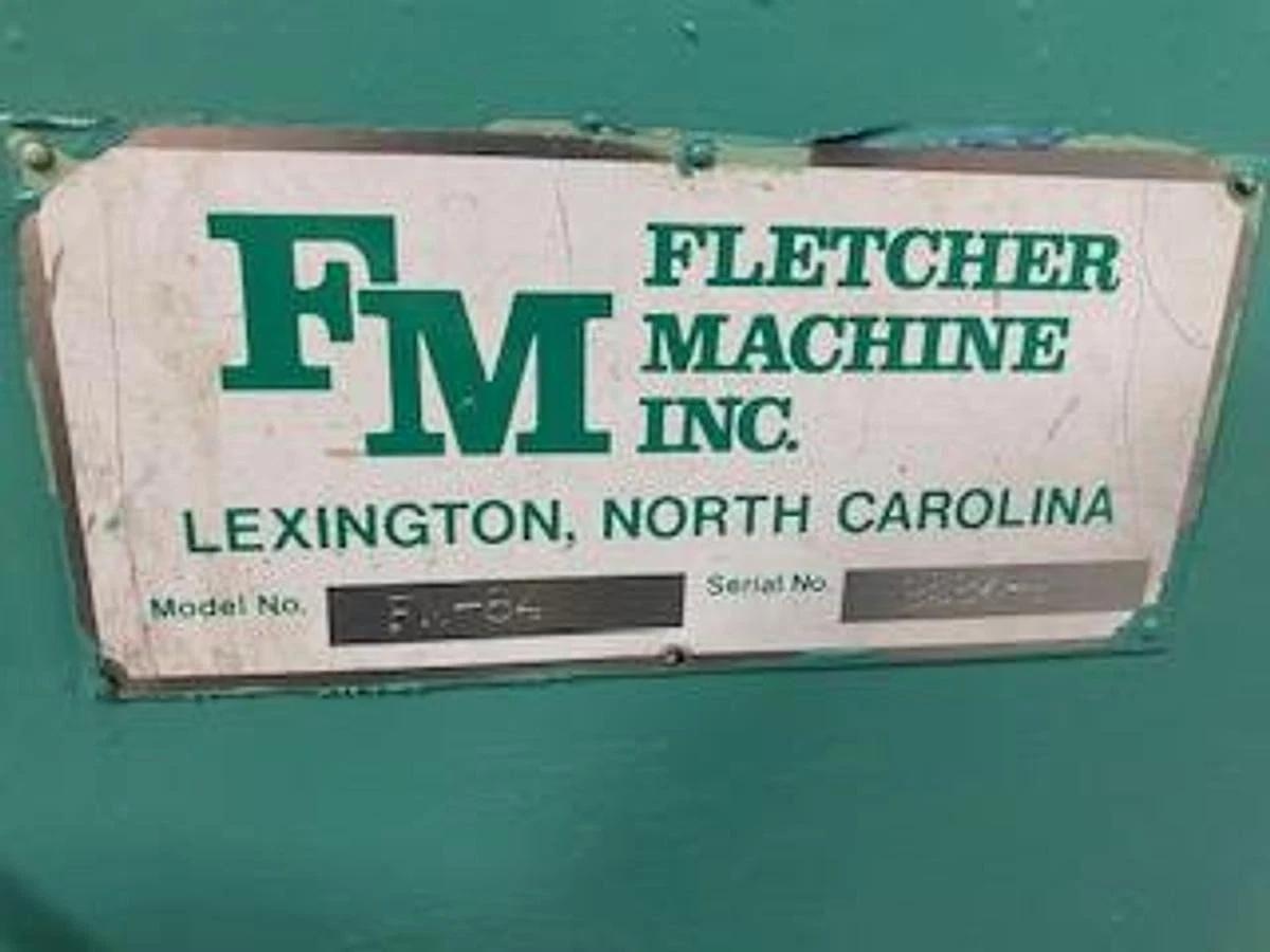 Used 62" WIDE FLETCHER MACHINE INC. MODEL FM-84 RAZOR SLIT SECTION