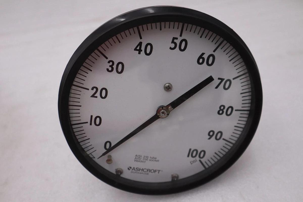 Used ASHCROFT SABF27981/ SABF 27981 0-60PSI - STOCK GF1283