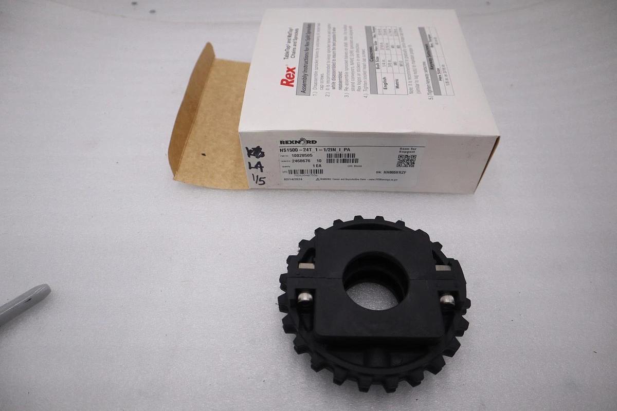 NEW OPEN BOX Rexnord NS1500-24T  1 1/2" SPROCKET STOCK H1878