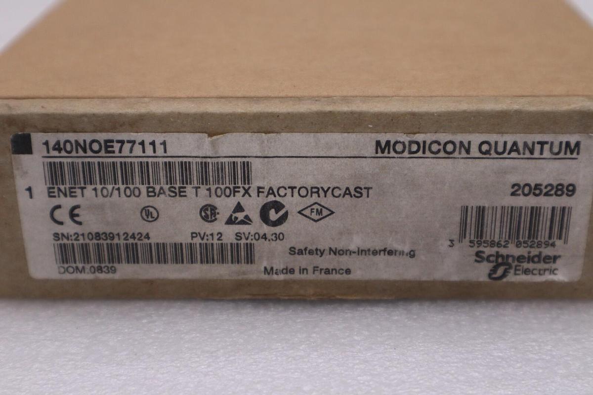 140NOE77111 Modicon Excellent Ethernet 140-NOE-771-11 SEALED NEW UNIT STOCK G345