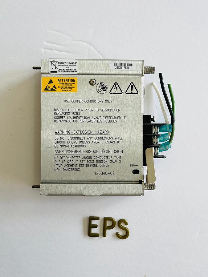 Used 125840-02 | Bently Nevada | Low Voltage AC PIM 85-132VAC #K-1305