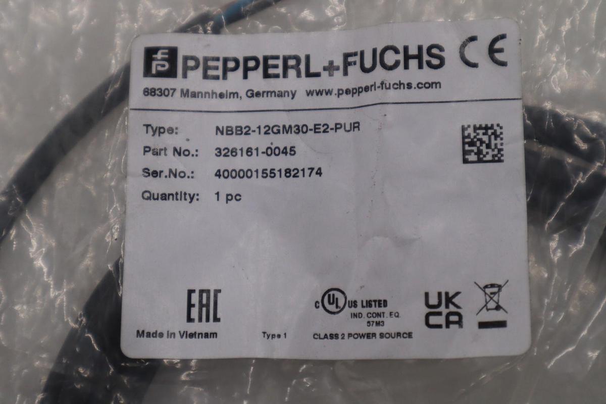 NEW PEPPERL+FUCHS NBB2-12GM30-E2-PUR Proximity switch sensor STK K3006CC