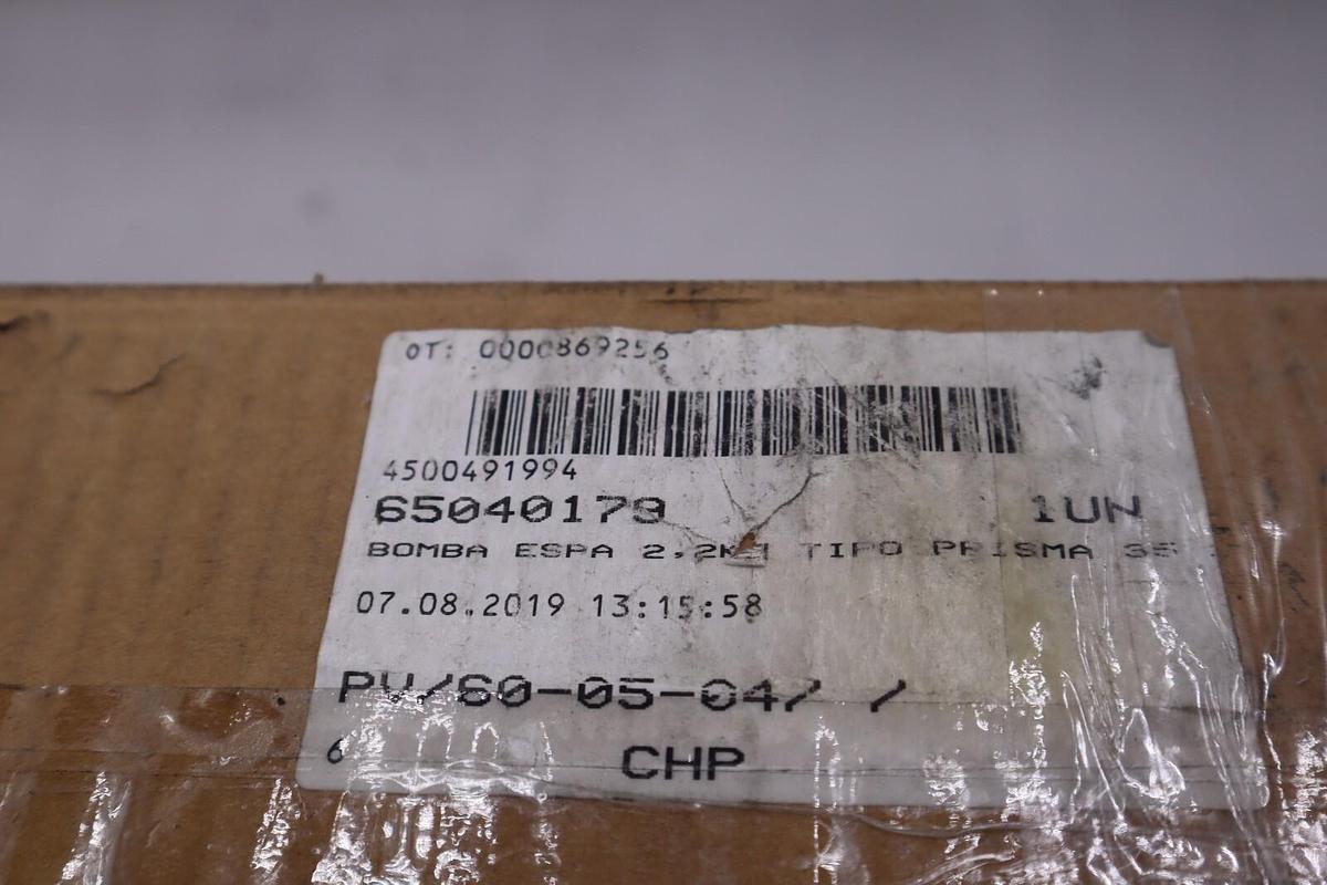 Used Water Pump BOMBA ESPA Prisma35 3N 2.2KW TIPO STOCK 4775