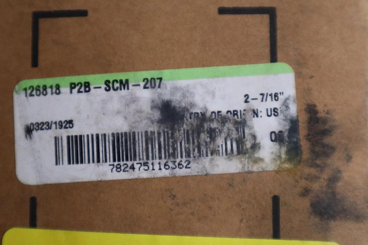 Used Dodge P2B-SCM-207 126818 Ball Bearing Pillow Block - STOCK 1688CC