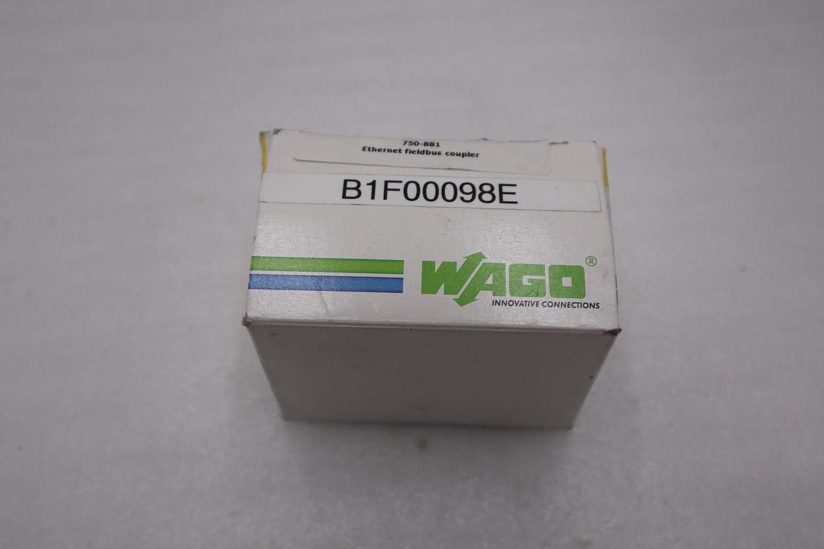 Used WAGO ETHERNET 750-881 STOCK #G-106B