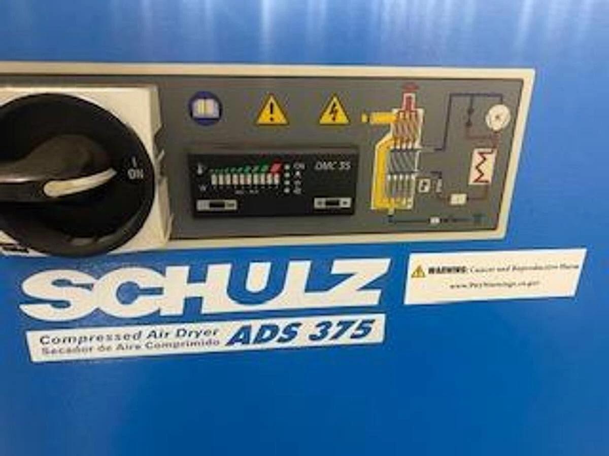 Used SCHULZ 375 SCFM REFRIGERATED COMPRESSED AIR DRYER