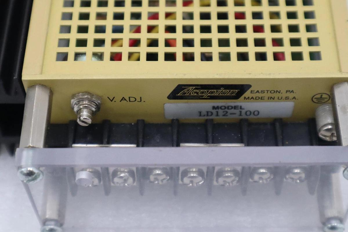 Used ACOPIAN LD12-100 LINEAR REGULATED POWER SUPPLIES STOCK H1248