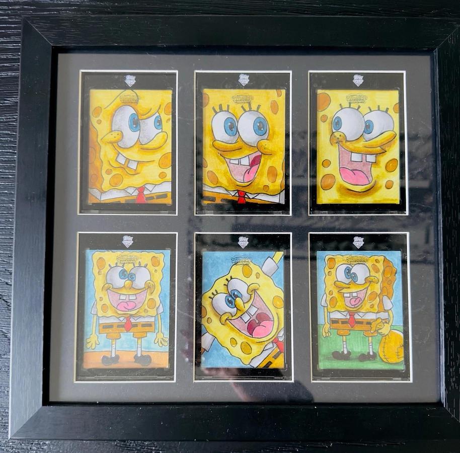 Used 2025 Topps Chrome SpongeBob SquarePants  1/1 Sketch Card Ultimate Collection