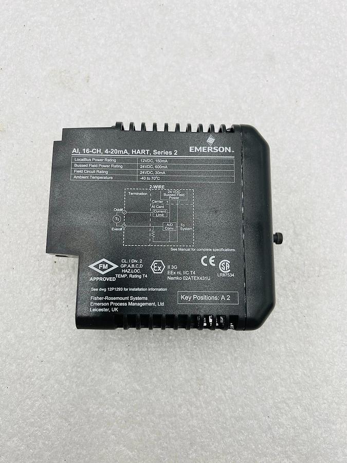 Used EMERSON KJ3223X1-BA1 Analog Input Module #K-2536