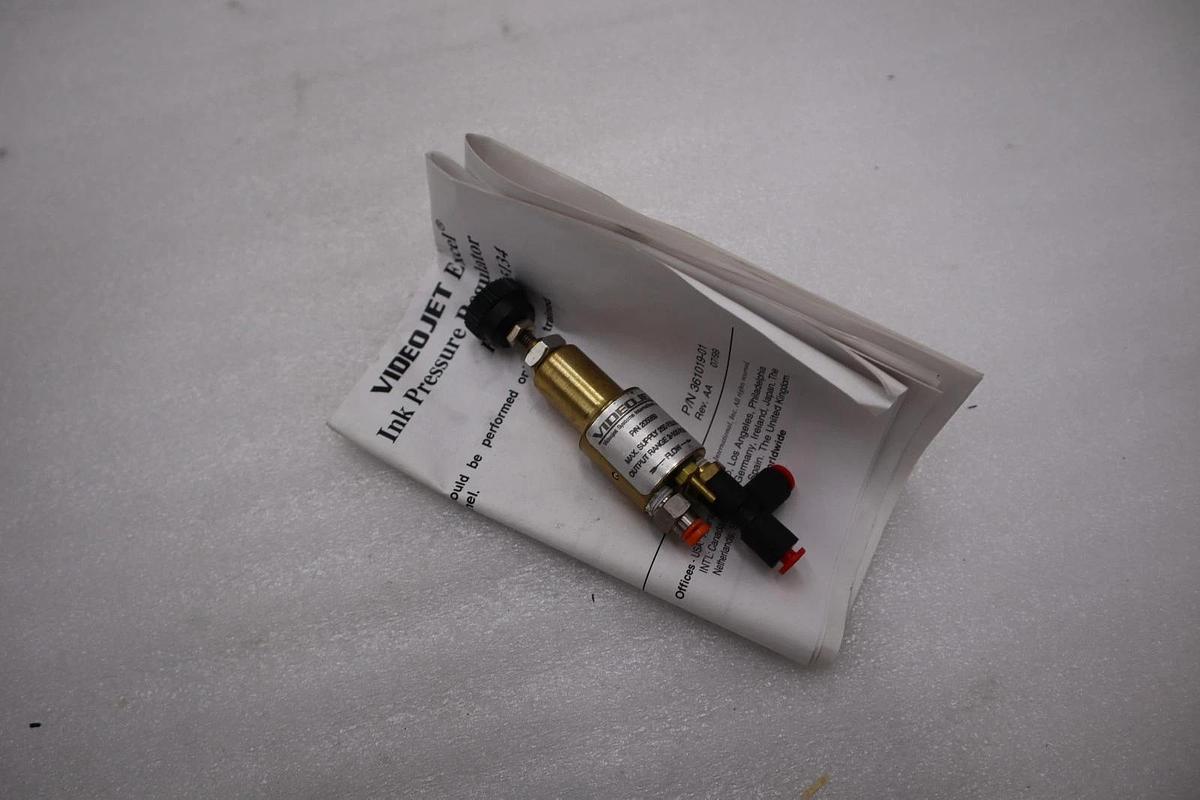 Used NEW VIDEOJET 205989 PRESSURE REGULATOR 250 PSIG STOCK H1086A