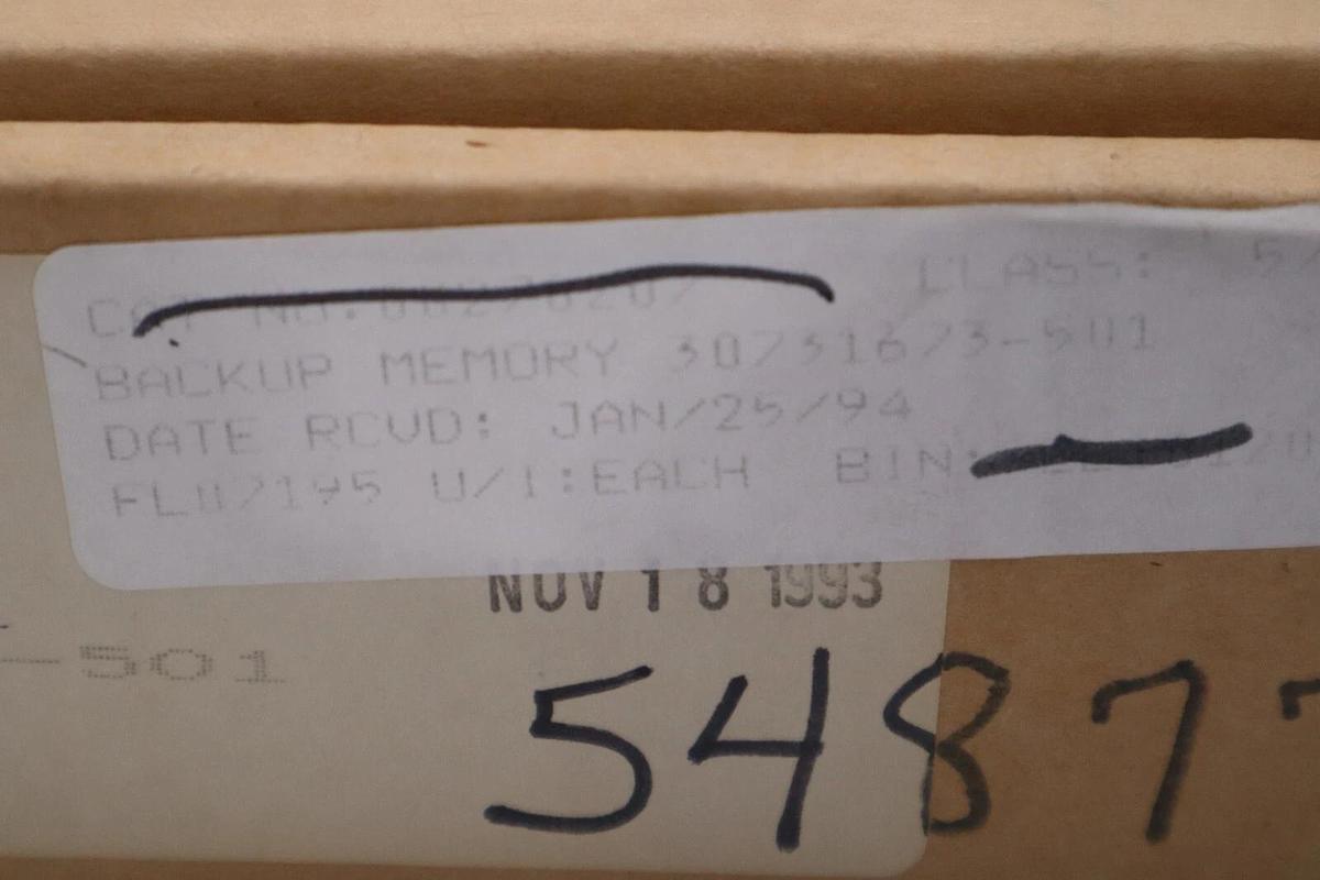 NEW OPEN BOX Honeywell 30731673-501 Core Memory Card PLC Rack Circuit Board G604