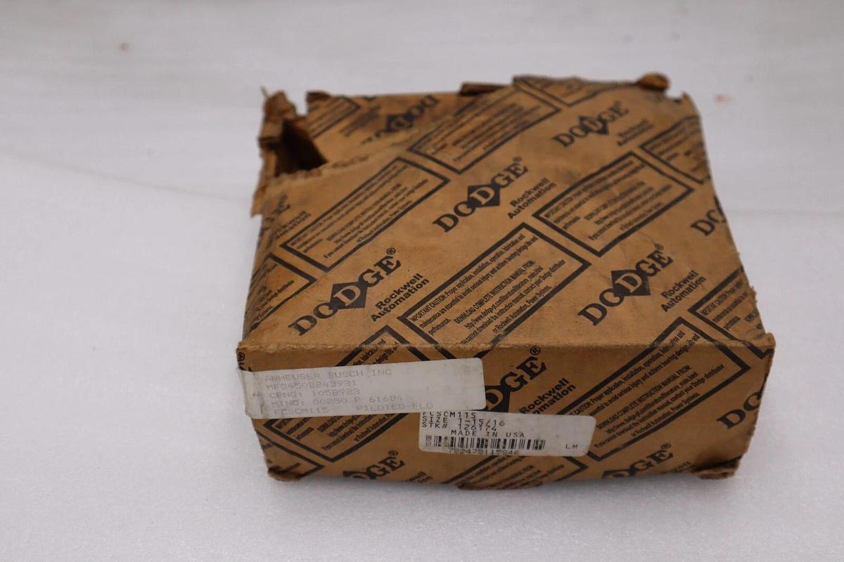 Used NEW IN BOX Dodge FCSCM115/ FC-SCM-115 Piloted Flange Unit 1-15/16" Bore #H476A