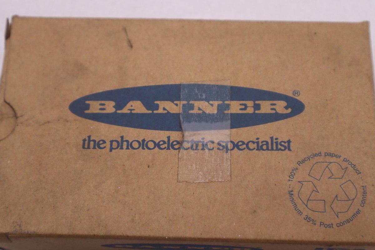 Used Banner Engineering S18SN6LPQ Photoelectric Proximity Sensor STOCK K-3658