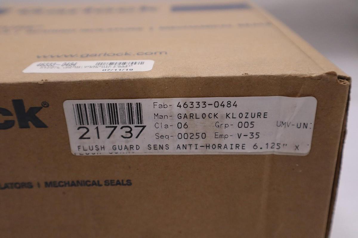 GARLOCK 46333-0484 FLUSH-GARD SEAL - NEW IN BOX - STOCK GF968