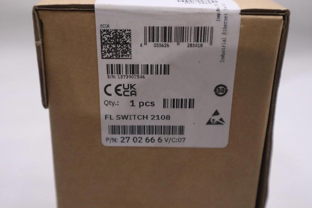 Used Phoenix FL SWITCH 2108 Contact Industrial Ethernet Switch  2702666 - STOCK GF888