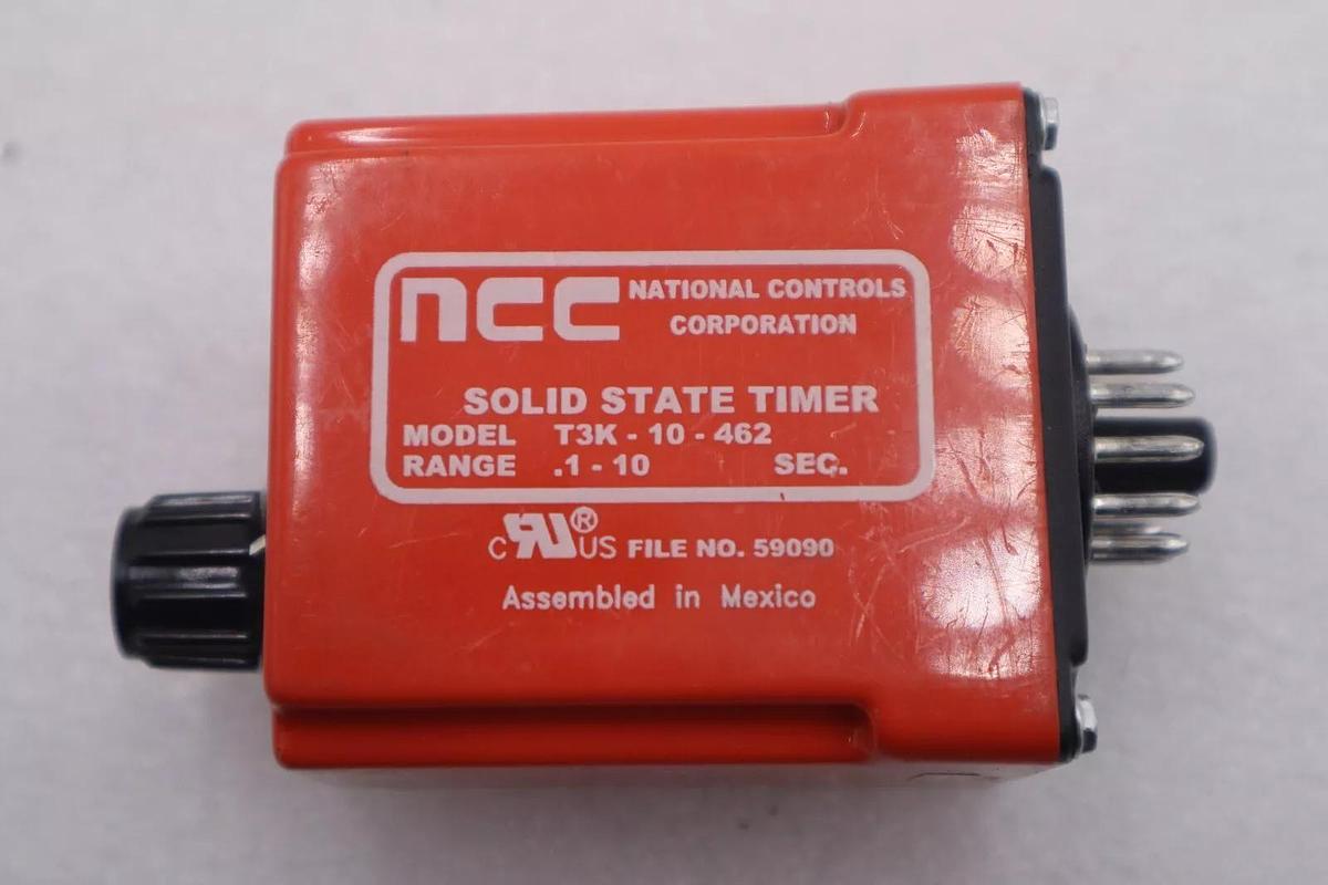 Used NCC T3K-10-462 Solid State Timer STOCK K-2799