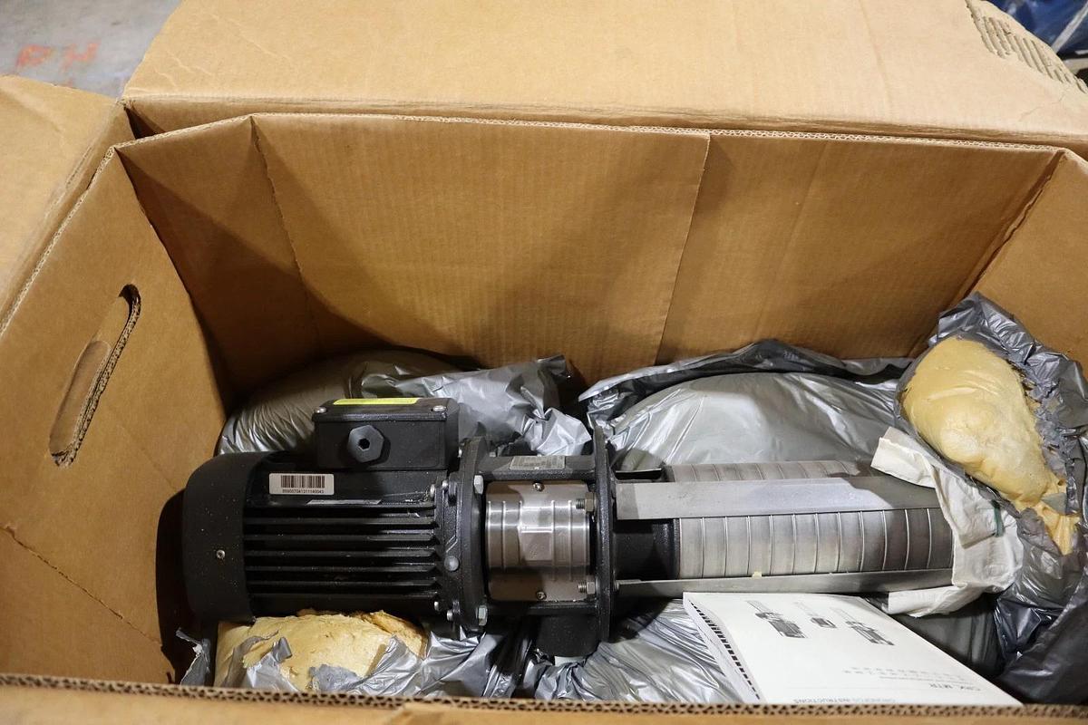 Used NEW GRUNDFOS MTR3-12/7 A-WB-A-HUUV PUMP 1.5HP 3466 RPM 60HZ STOCK HS35