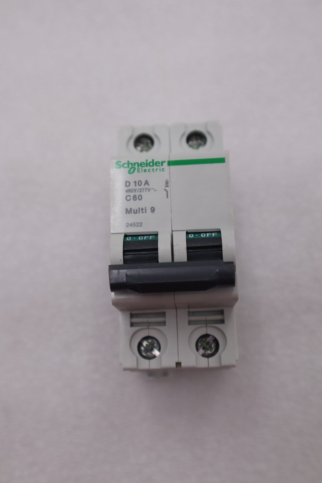 Used SCHNEIDER ELECTRIC GG004D001 CIRCUIT BREAKER 10A 240VAC STOCK #K-2326