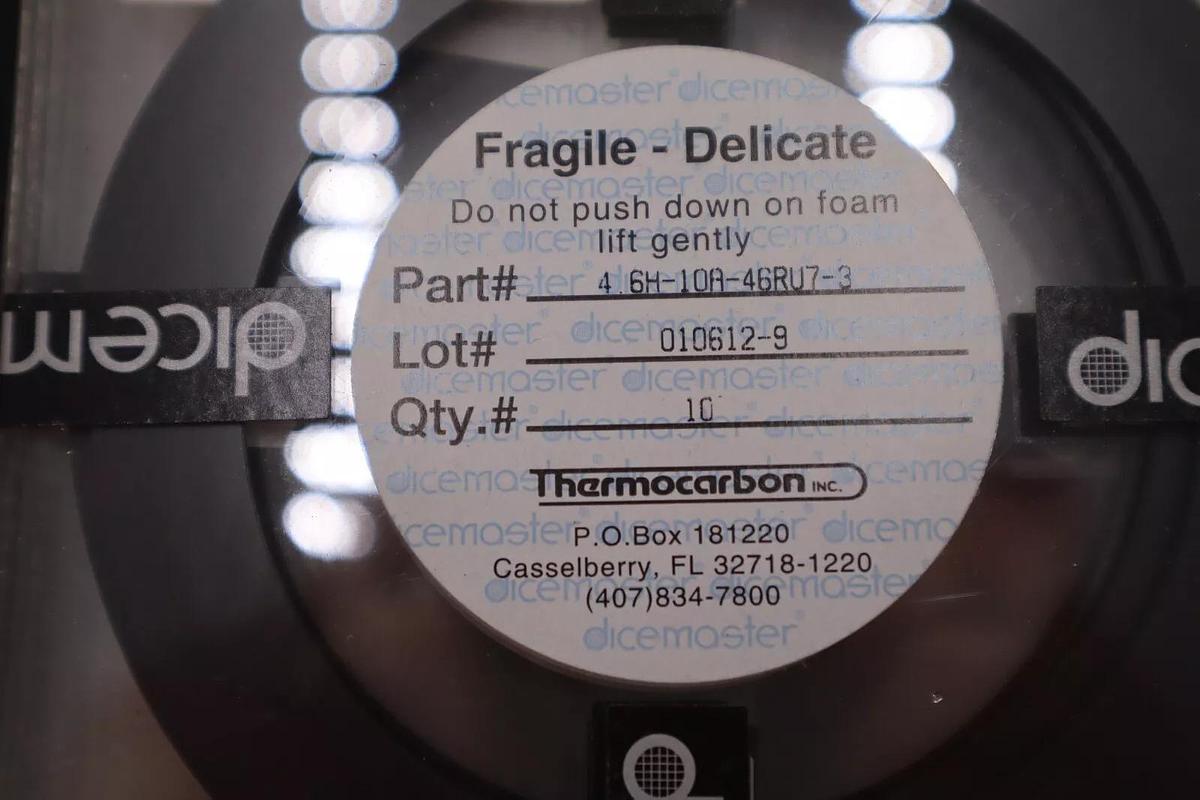THERMOCARBON RESIN BONDED DIAMOND DICING BLADE 4.6H 10A SILICON DISCO #K1786Q2