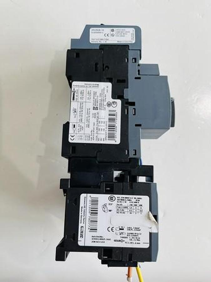 Used SIEMENS SIRIUS 3RV2011-0JA10 CIRCUIT / 3ZX1012-0RH21-1AA1/ 3RV2928-1K #K-856