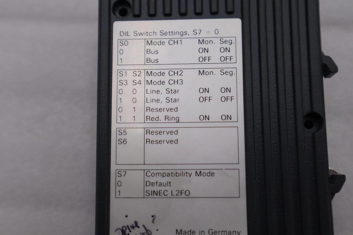 Used Siemens 6GK1502-3CB00 Simatic Net Profibus Stock L-357