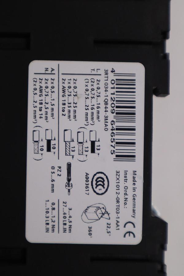Used SIEMENS 3RH1924-1GP11 COUPLING LINK STOCK H1827