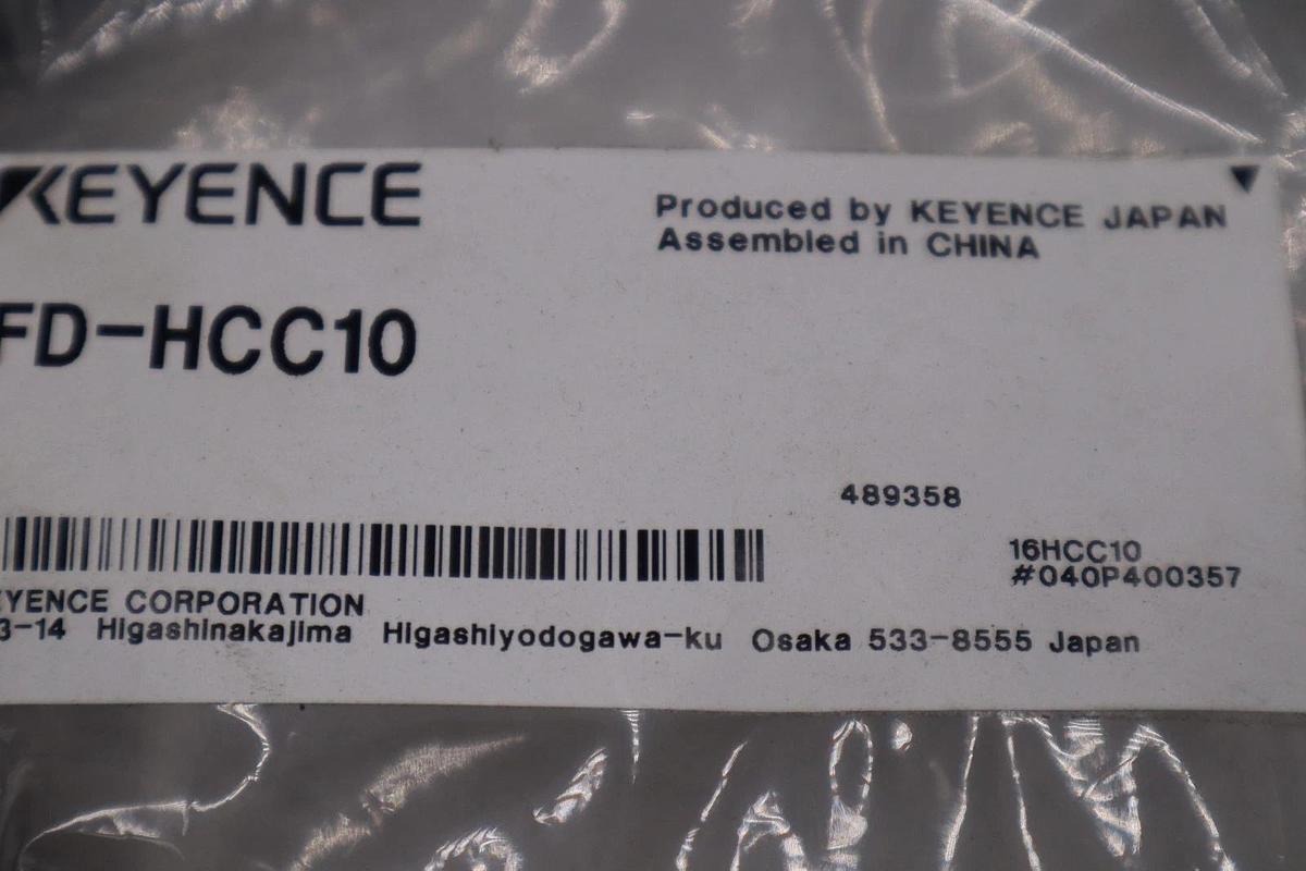 KEYENCE FD-HCC10 Clamp‑On Flow Sensor Cable - STOCK 1869CC