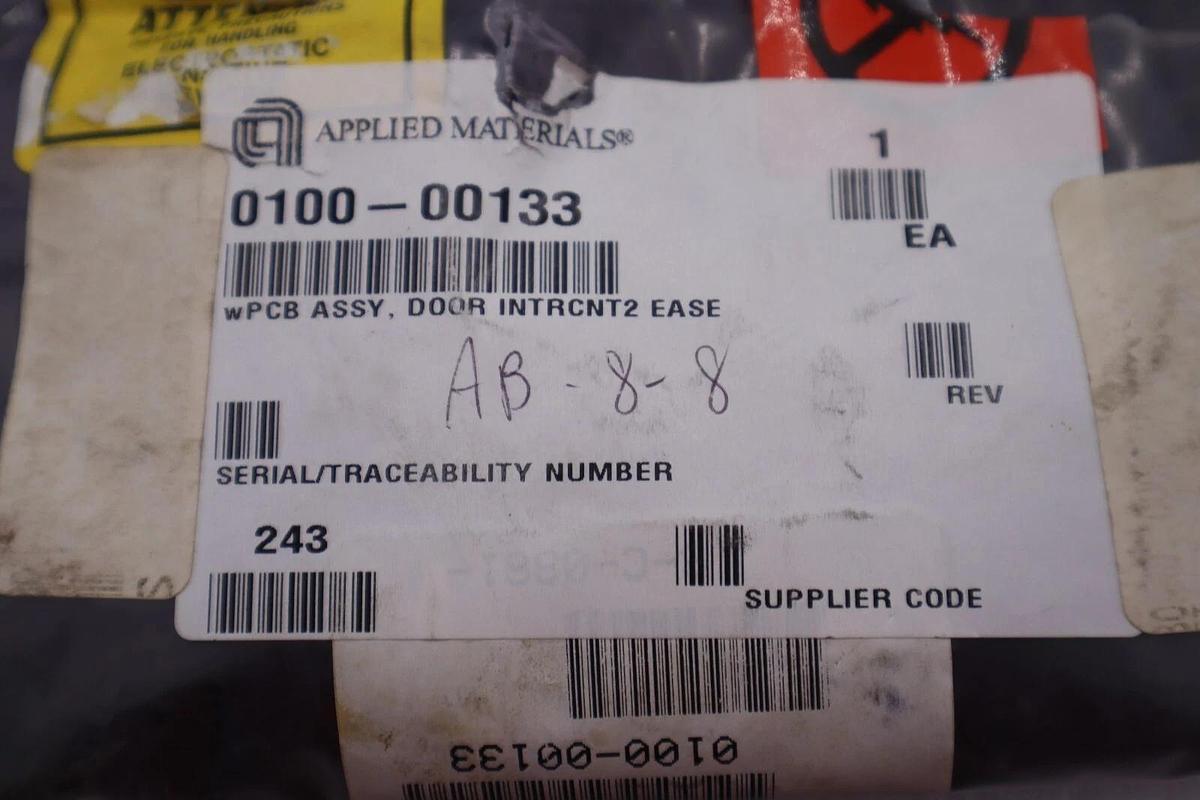 Used AMAT 0100-00133 PCB ASSEMBLY, DOOR INTERCONNECT 2 EASE IN STOCK #2824
