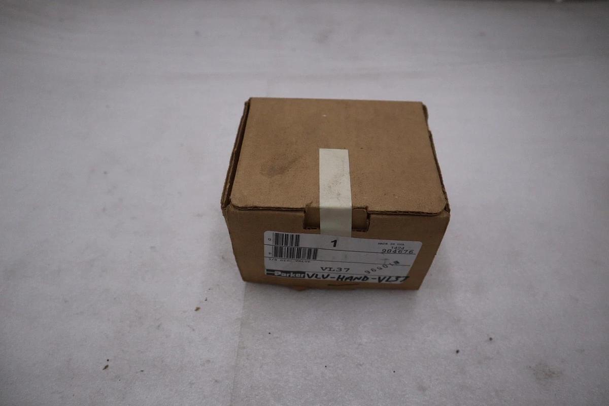 Used PARKER VL37 150PSI 3/8" DISC VALVE - NEW IN BOX - STOCK GF208A