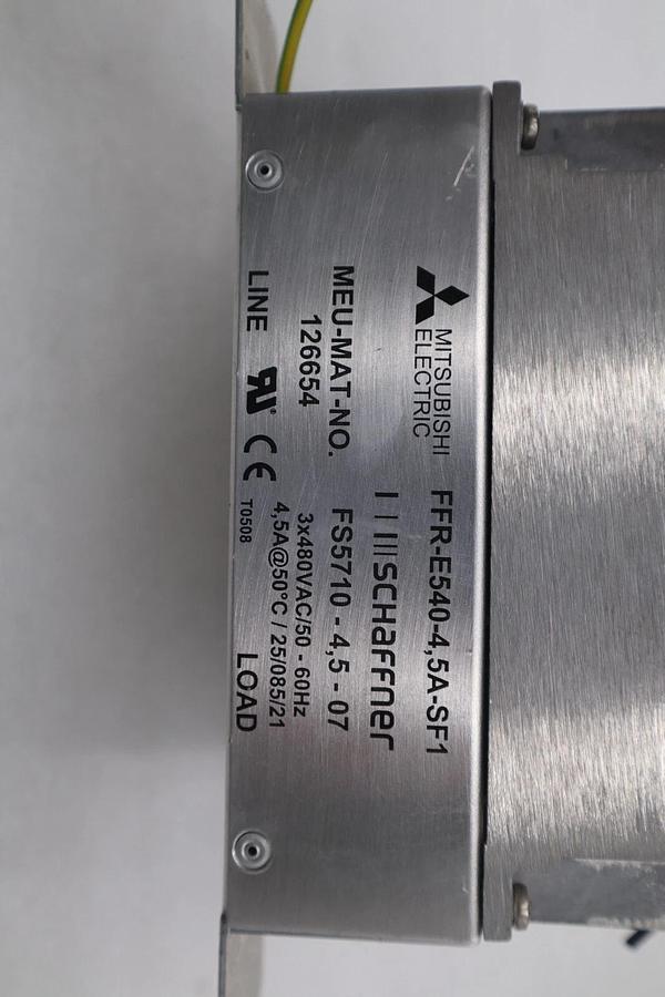 Used Mitsubishi FR-E540-0.75K-EC Drive 0.75 KW 2.6 Amp 480 Volts 3 Phase STK K-759-A