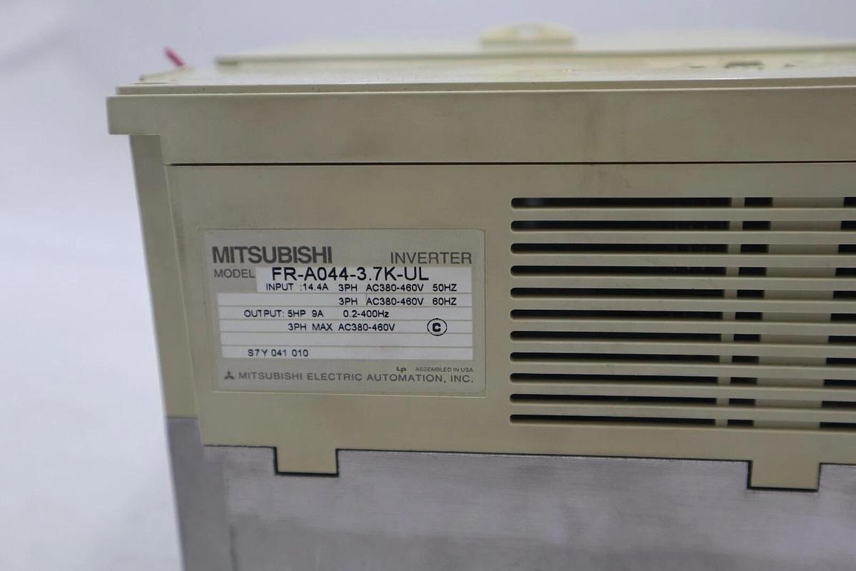 Used Mitsubishi FR-A044-3.7K-UL Freqrol Inverter Drive 380-460v-ac 5hp STK 2263-A