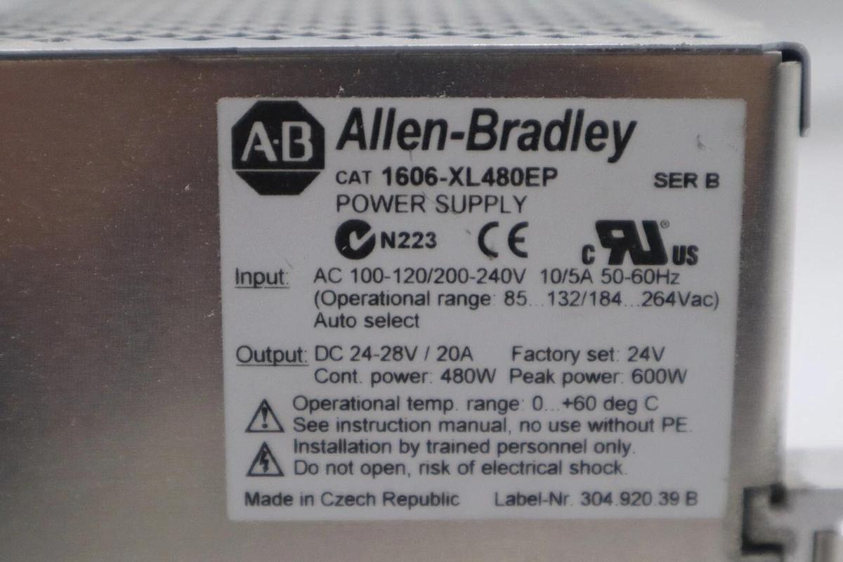 Used Allen-Bradley 1606-XL480EP / 1606XL480EP Industrial Control System #K-1554C