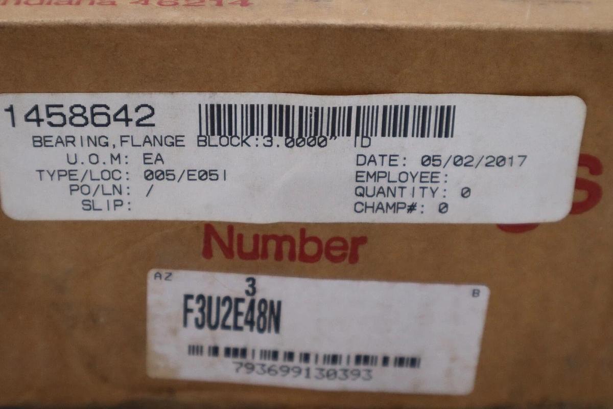Used REXNORD F3U2E48N / F3U2E48N (BRAND NEW) STOCK H257A