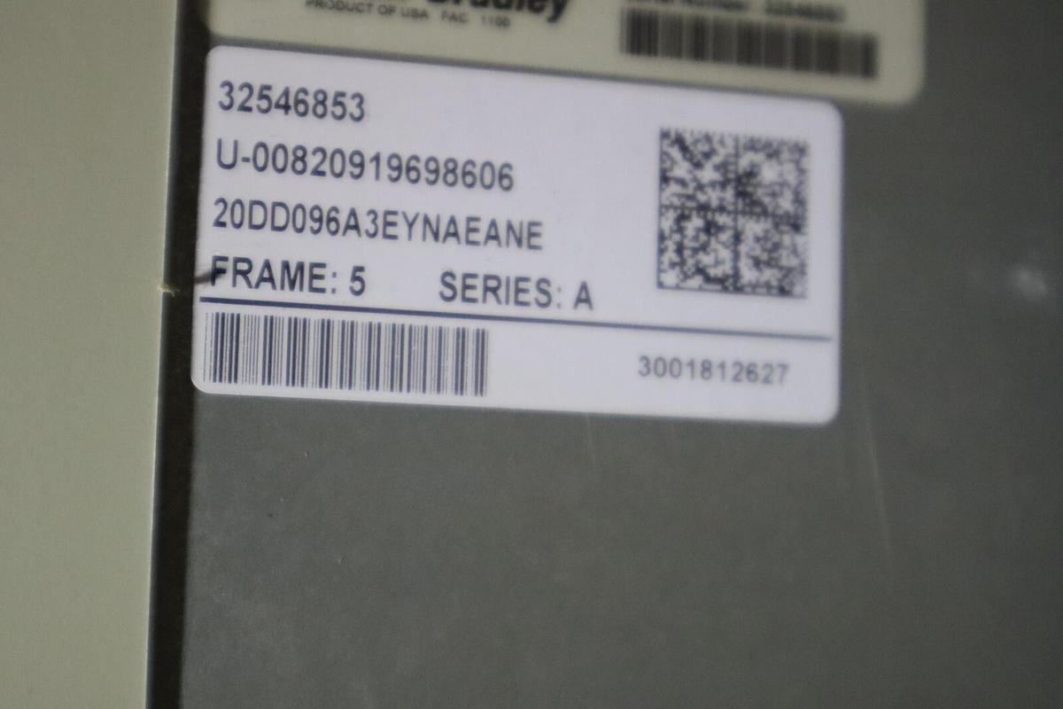 Used NEW 2014 POWERFLEX 700S 20DD096A3EYNAEANE 75 HP 480 VAC INPUT SERIES A STOC 1963