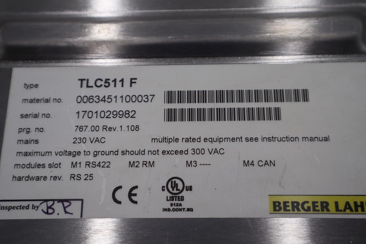 Used Bereger Lahr TLC511 F Servo Drive POSITIONING CONTROLLER 5 AMP STOCK 2302-C