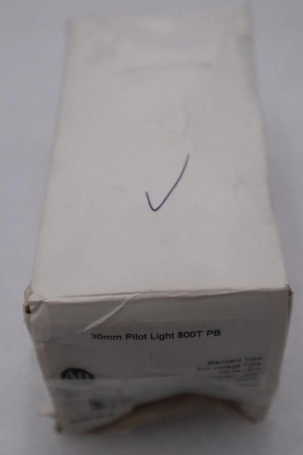 Used NEW Allen Bradley 800T-Q24W white pilot light Ser U 24V STOCK G704A