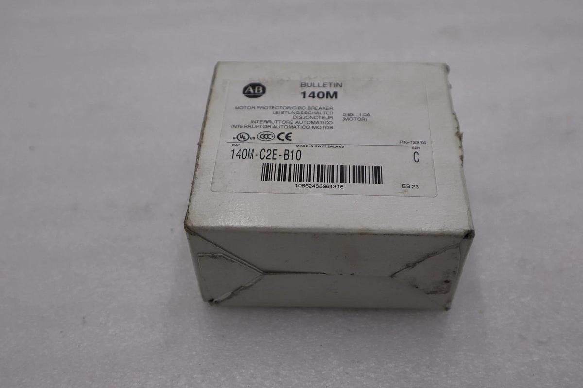 Used ALLEN BRADLEY 140M-C2E-B10 SER.C CIRCUIT BREAKER MOTOR PROTECTOR #H730A