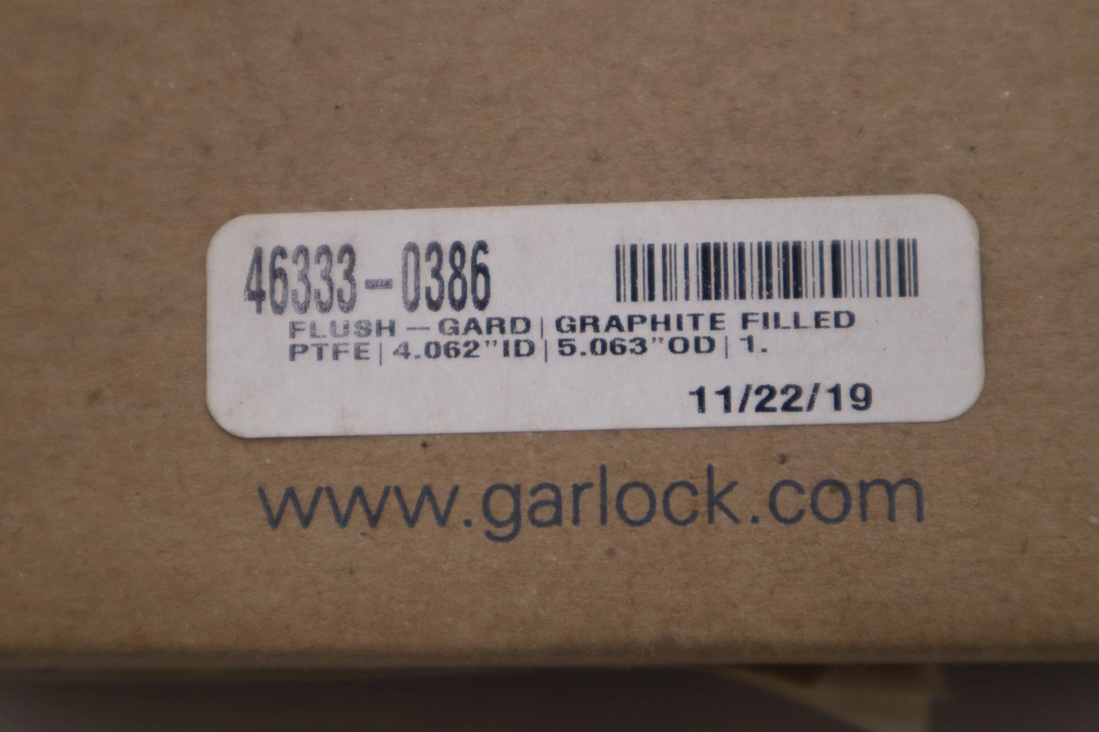 Used NEW GARLOCK 46333-0386 FLUSH-GARD SEAL - STOCK GF1009