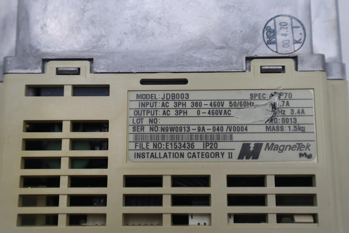 Used MAGNETEK JDB003 AC DRIVE GPD 305 STOCK #L-758