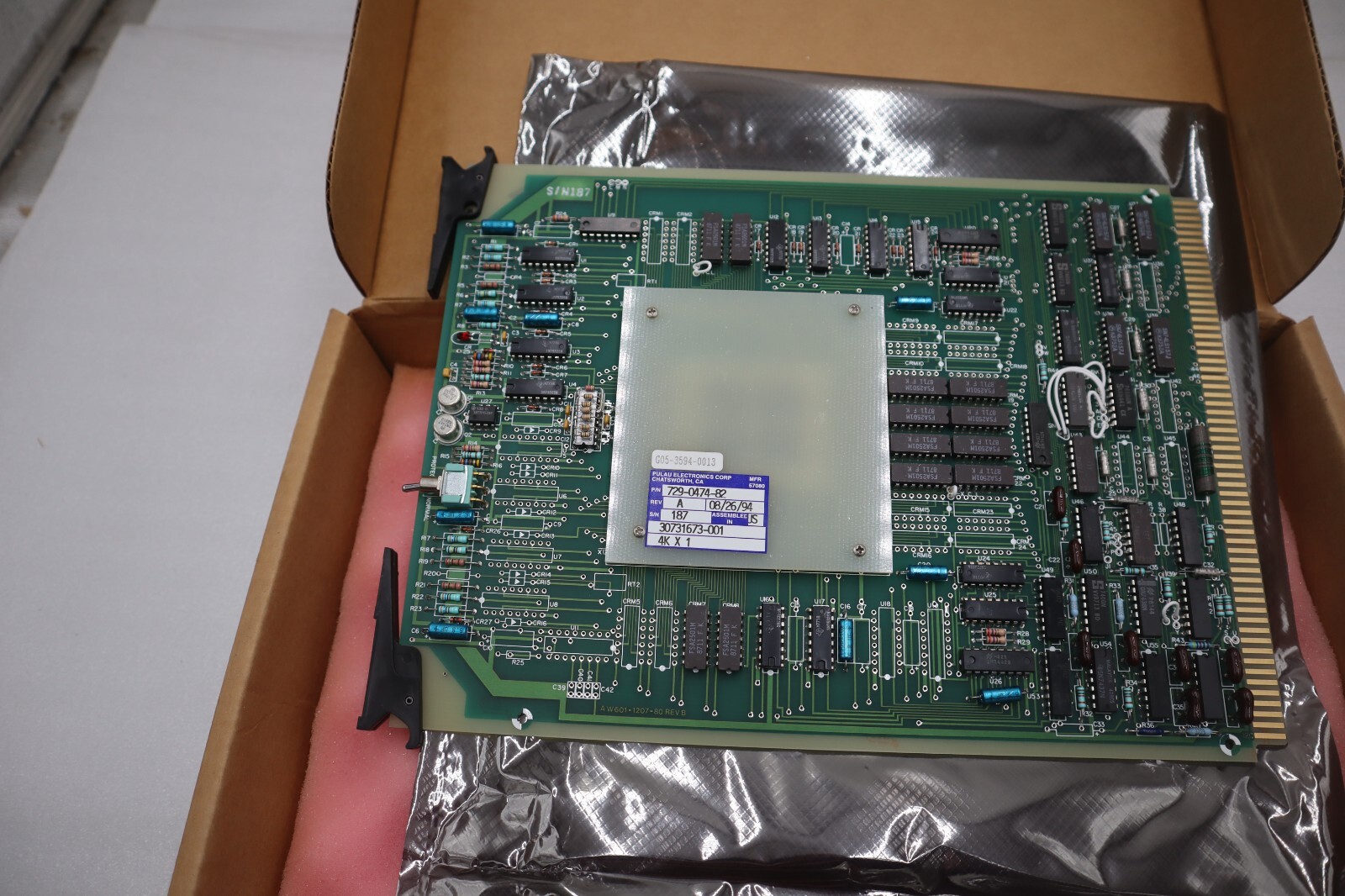 Used NEW OPEN BOX Honeywell 30731673-501 Core Memory Card PLC Rack Circuit Board G621