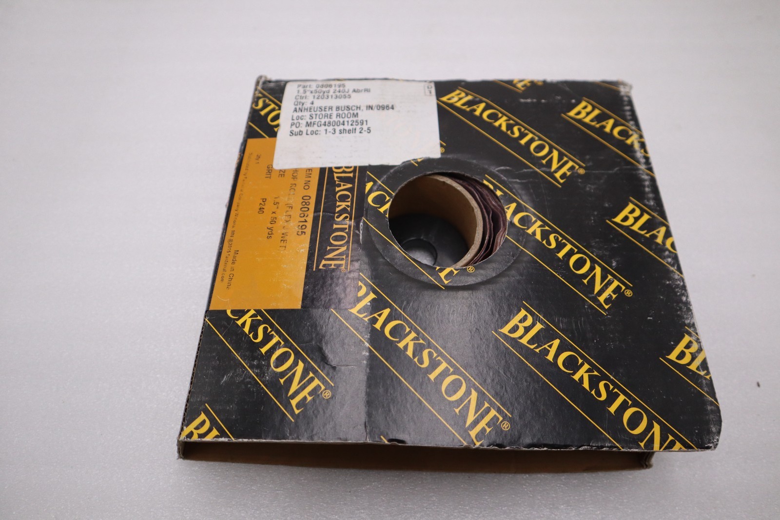 Blackstone 0806195 Abrasives Sanding Shop Roll STOCK H1292A