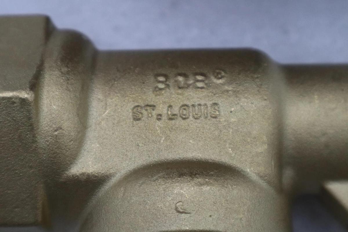 Used Control Devices Robert R600-1-1/2-5 Valves Assembly Brass STOCK 5212CC