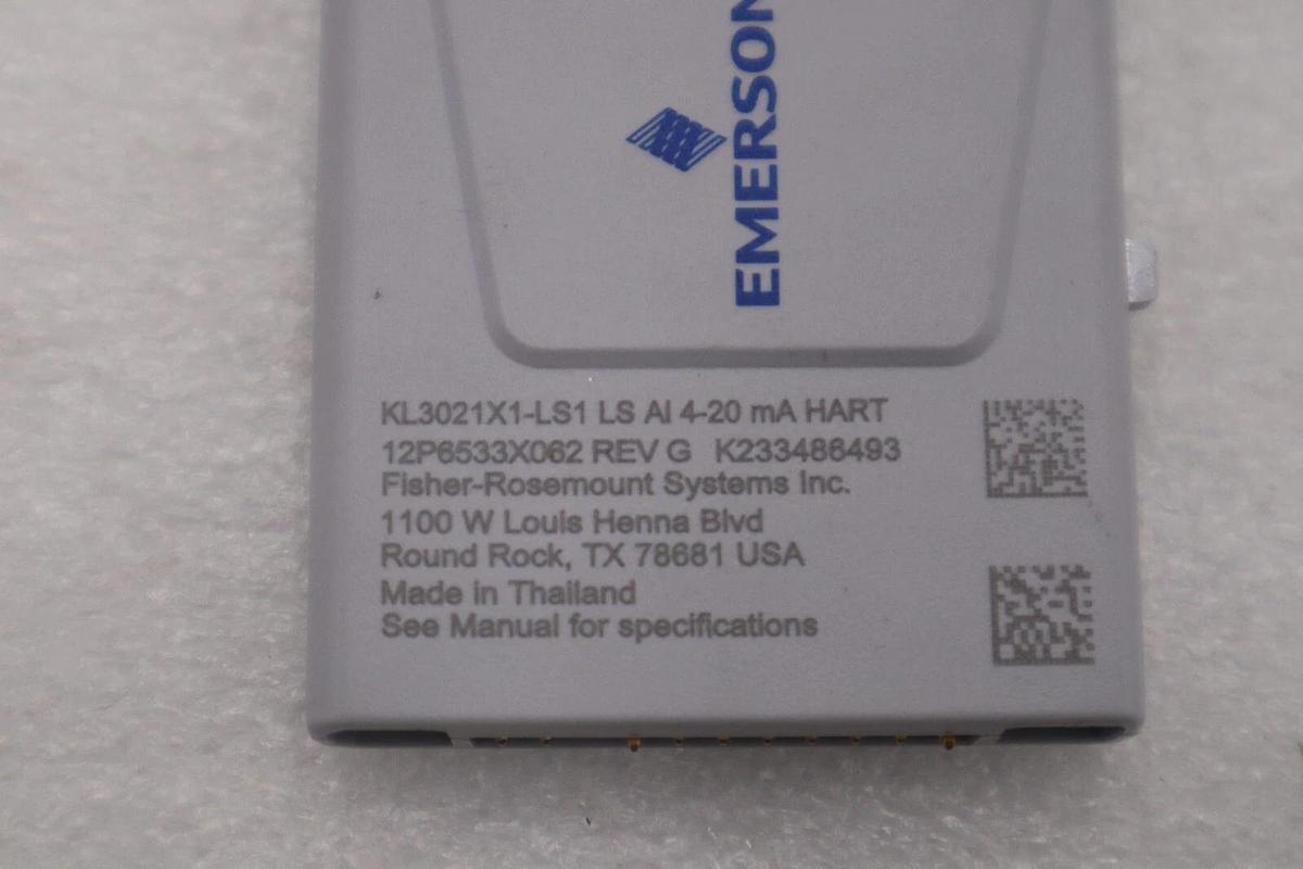 Used EMERSON DELTAV KL3021X1-LS1 LS AI 4-20 MA HART 12P6533X062 STOCK K-168C
