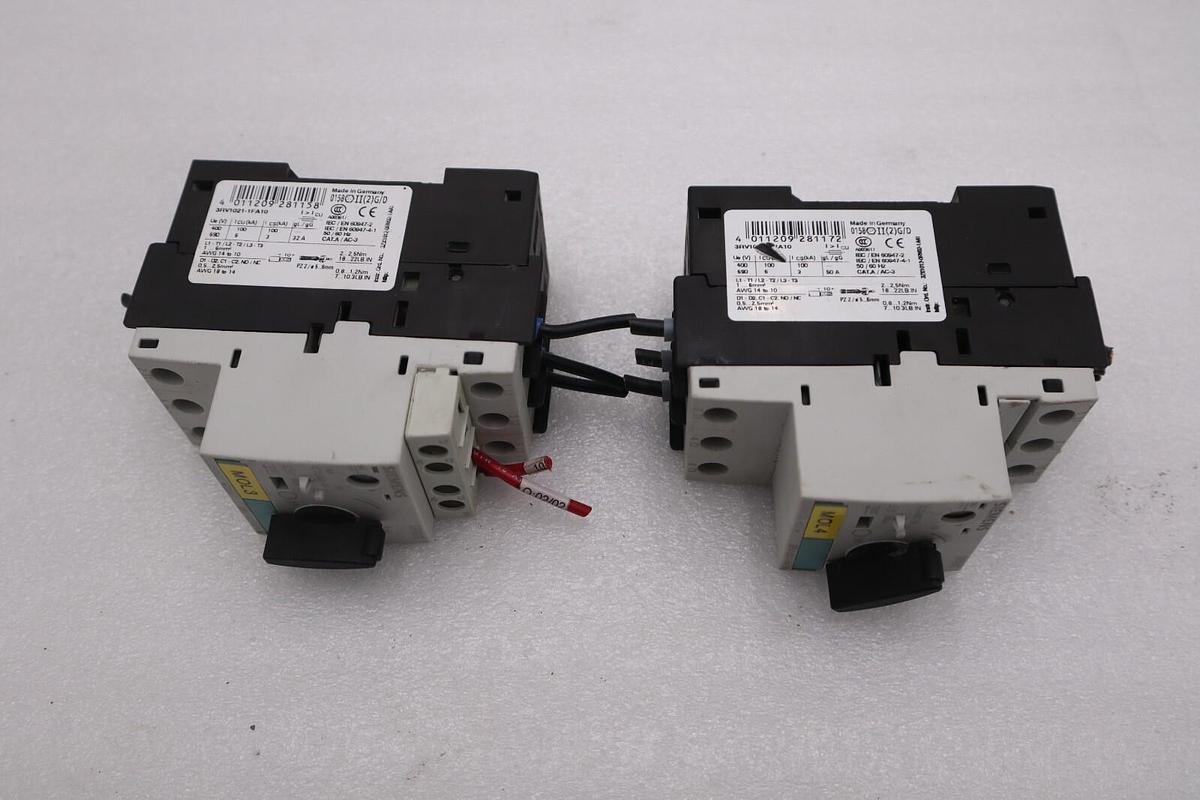 Used SIEMENS 3RV1021-1FA10 3.5-5A MOTOR STARTER STOCK K-433-A