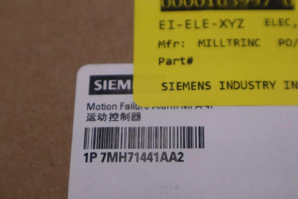 Used SIemens 7MH71441AA2 - New Surplus Motion Failure Alarm MFA-4P Stock G80A 4019169849425