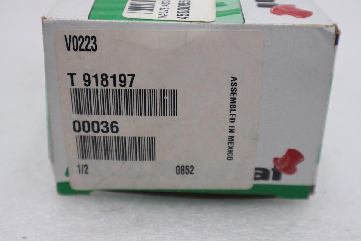 Used NEW ASCO V0223 Brass Flow Control Valve Without Manual STOCK G829A