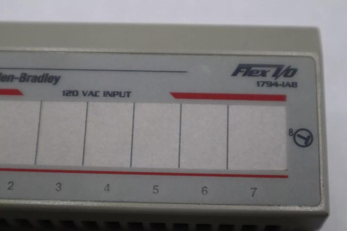 Used Allen Bradley 1794-IA8 1794-1A8 1794-IAB 1794-TBN Flex I/O Input Module #2423A